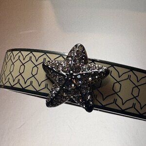 Coach Enamel Bangle Bracelet with Crystal Star Charm